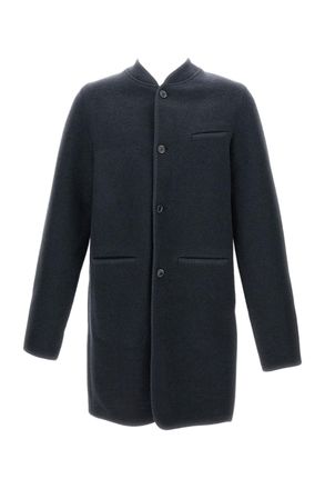 Rier Long Coat With Traditional Loden Finish And Modern Fit