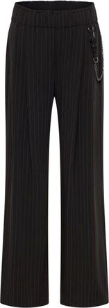 LeComte Broeken, Dames, Zwart, XS, Katoen, Wide Leg Jeans