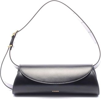 Jil Sander Cannolo Small Leather Shoulder Bag