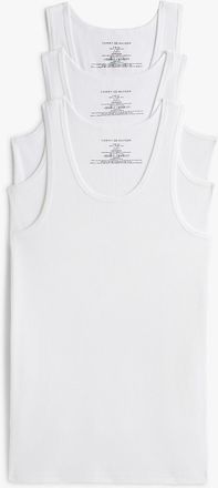 Tommy Hilfiger Mens Tank Undershirt 3-Pack - White - XL