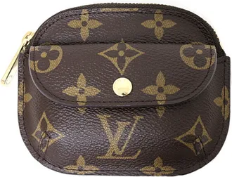 Louis Vuitton Brown Monogram Coin Purse/Coin Case (Pre-Owned)