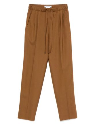 Max Mara virgin-wool straight-leg - Brown