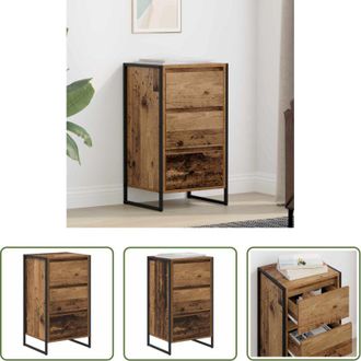 vidaXL Credenza industriale - Credenza Legno vecchio 42 x 36 x 75.5 cm Legno multistrato