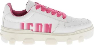 Dsquared2 Pink Logo Icon Sneakers