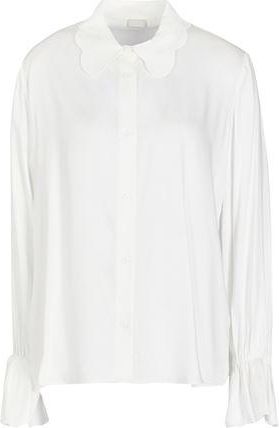 8 by YOOX VISCOSE WAVE TRIM SHIRT
