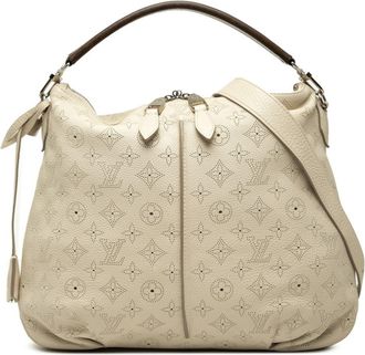 Louis Vuitton Blanc Cream Leather Shoulder Bag Tote Bag (Pre-Owned)