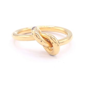 Celine Gold Metal Band Ring (Pre-Owned)