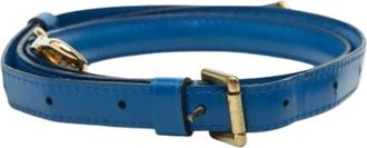 Louis Vuitton Pre-owned Accessories, female, Blue, Size: ONE SIZE Pre-owned Leather Strap