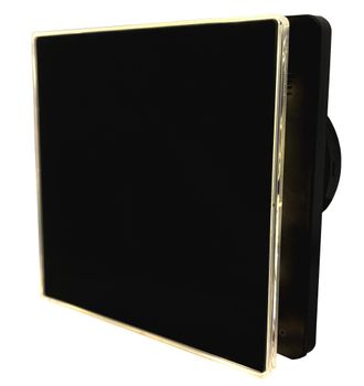 OEM Ventilador De Ba&ntilde;o Temporizador Led Cristal Nortada Hokuro Hok 100 T Negro