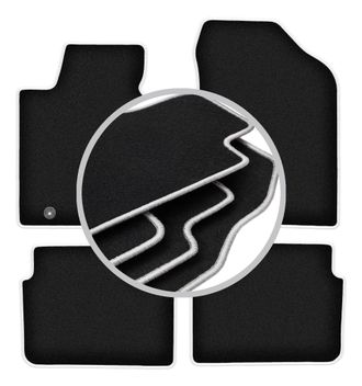 OEM Alfombrillas Carlux-silver Para Kia Ceed Ii Hatchback, Familiar, Familiar, Proceed, Coup&eacute; (2012-2018)