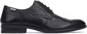 Pikolinos Bristol Veterschoen - Heren - Nette schoenen - Zwart - 40 EU - Leer - Schoenen