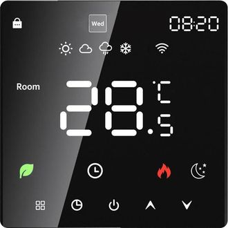 OEM Termostato El&eacute;ctrico Inteligente Para Calentar Agua Con Pantalla Lcd Y Funci&oacute;n Programable Semanal