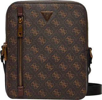 Guess Elegante Bruine Schoudertas - Heren - Schoudertassen - Bruin - ONE Size - Tassen