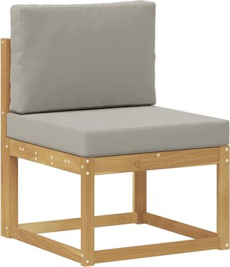 vidaXL Conjunto De Sof&aacute;s De Exterior Madera De Acacia S&oacute;lida Vidaxl