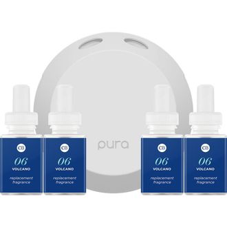 Pura X Capri Blue Volcano & Pura 4 Smart Fragrance Diffuser & Refill Set (Nordstrom Exclusive) in White at Nordstrom