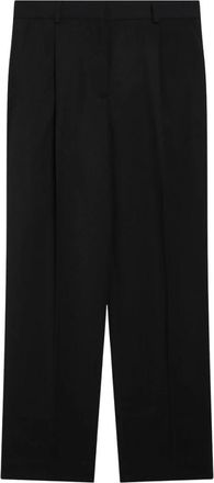 Toteme Suit Broeken - Dames - Straight fit broeken - Zwart - M - Broeken