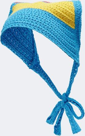 Poss&eacute; Tammy striped cotton head wrap