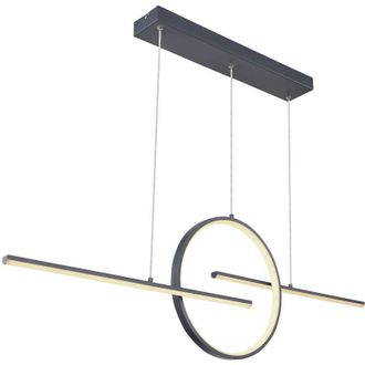 Globo Lighting L&aacute;mpara Colgante - Barral - Gris - Metal - Gran L&aacute;mpara - Globo