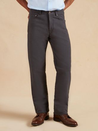 Oliver Brown Moleskin Jeans - Gun Metal