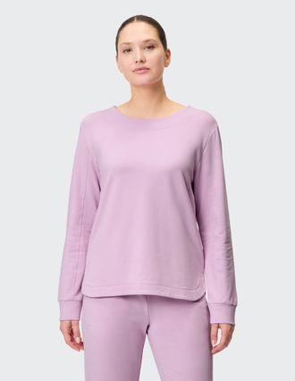 Joy Sweatshirt JOY SPORTSWEAR SWEATSHIRT ANNINA, Damen, Gr. 38, lila (lila mauve), Obermaterial: 48% Polyester, 47% Modal, 5% Elasthan, Sweatshirts Sweats