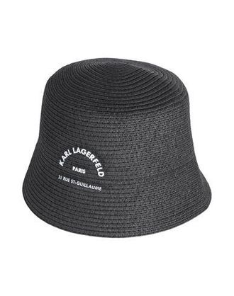 Karl Lagerfeld RSG STRAW BUCKET HAT