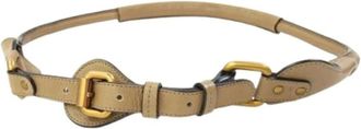 Chlo&eacute; Pre-owned Belts, female, Brown, Size: ONE SIZE Pre-owned Leather Belt