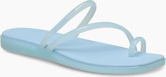 Crocs Womens Crocs Miami Jely Toe Loop EVA Womens Sky Blue Sandals - Size: UK 8 / eu 41/42 / us w10