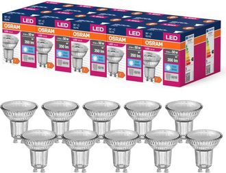 Osram Valore a stella a LED PAR16 LED LED per base GU10, lampada riflettore, GL, 350 lumen, bianco freddo, 4000k, sostituzione per lampadine da 50 W