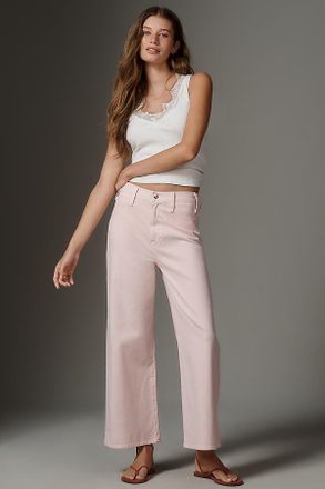 Edwin Iris Palazzo High-Rise Crop Wide Leg Jeans