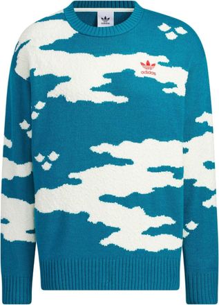 adidas Originals Sweater Asia Sizing Blue White JE9189