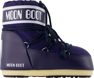 Moon Boot Schoenen, Dames, Blauw, 39 EU, Nylon, Icon Low Nylon Boot