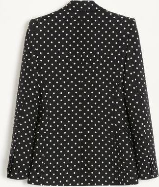 Valentino Giacca In Supergran Stampa Plusdepois Donna NERO/BETULLA 36