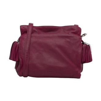 Loewe Pre-owned Flamenco Knot Crossbody Bag - Dames - Pre-owned - Roze - Maat: ONE Size Lame