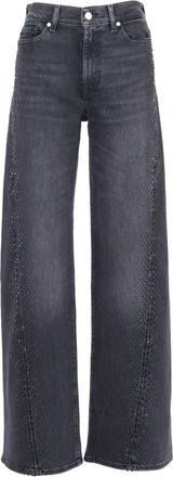 7 For All Mankind Twisted Lotta Bottomline With Crystals