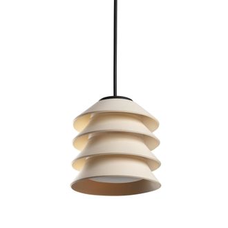 Faro Barcelona Toba Colgante Con Flor&oacute;n Beige