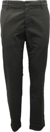 Dondup Groene Broek Patroon - Heren - Chinos - Groen - W30 - Katoen - Broeken