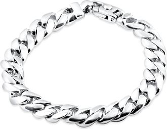 Pompeii3 Mens Cuban Link 14k Gold (67gram) or Platinum (107gram) 10.5mm Bracelet 8.75