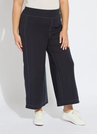 Lyss&eacute; Jovie Reversible Wide Leg Crop Jogger Curvy (26 Inseam)