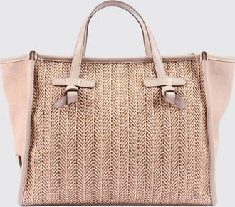 Gianni Chiarini Borsa Miss Marcella Gianni Chiarini in rafia chevron e camoscio