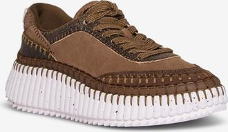 Chloé Wildleder-Sneakers mit Schnürung Nama