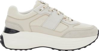 Tod's Beige Lace Up Sneakers