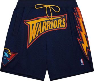Mitchell & Ness x Just Don Shorts Golden State Warriors Authentic - Blu