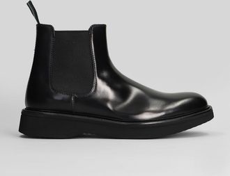 Green George Combat Boots