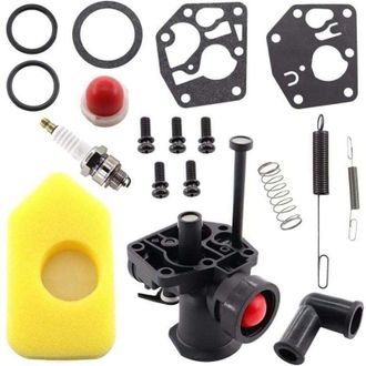 OEM Kit De Reparaci&oacute;n De Carburador Para Cortac&eacute;spedes Briggs & Stratton 499809, 498809a, 494406 Y Filtro De Aire 698369. Resorte Del Regulador 6 - Crezuo