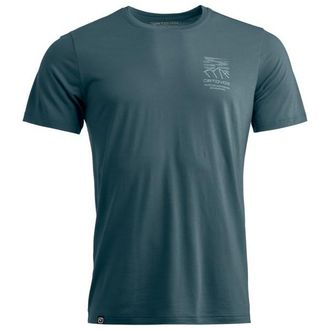 Ortovox 150 Cool Mountain Mission T-Shirt Merinoshirt f&uuml;r Herren | grau