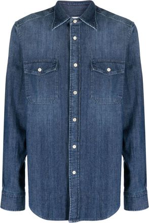 Boglioli Mens Shirts blue