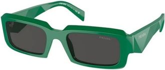 Prada Symbole Irregular Zonnebril - unisex - Accessoires - Zwart - Maat: 54 MM Polyamide