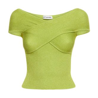 Self Portrait Donna, Top, Verde, M, new