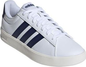 adidas Grand Court 3.0 Sneaker in White/Dark Blue/White at Nordstrom Rack, Size 10.5