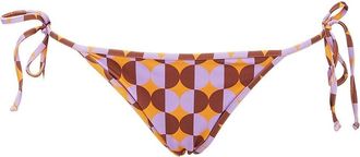 La DoubleJ triangle bikini bottoms - women - Elastane/Polyamide - L - Orange